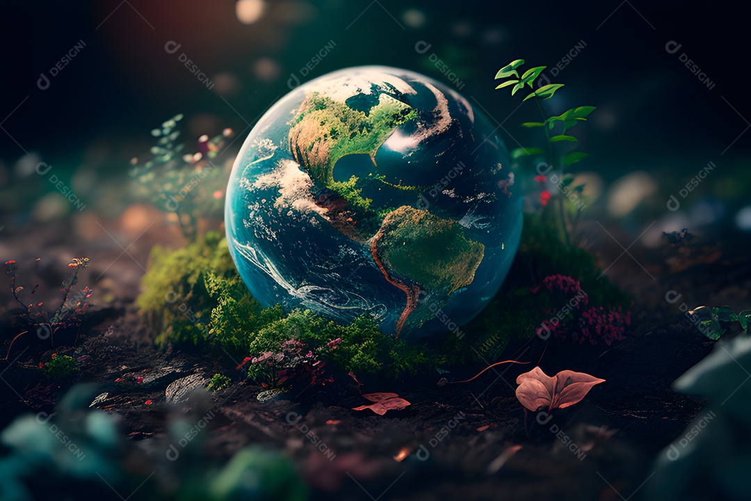 Planeta terra Dia Mundial do Meio Ambiente