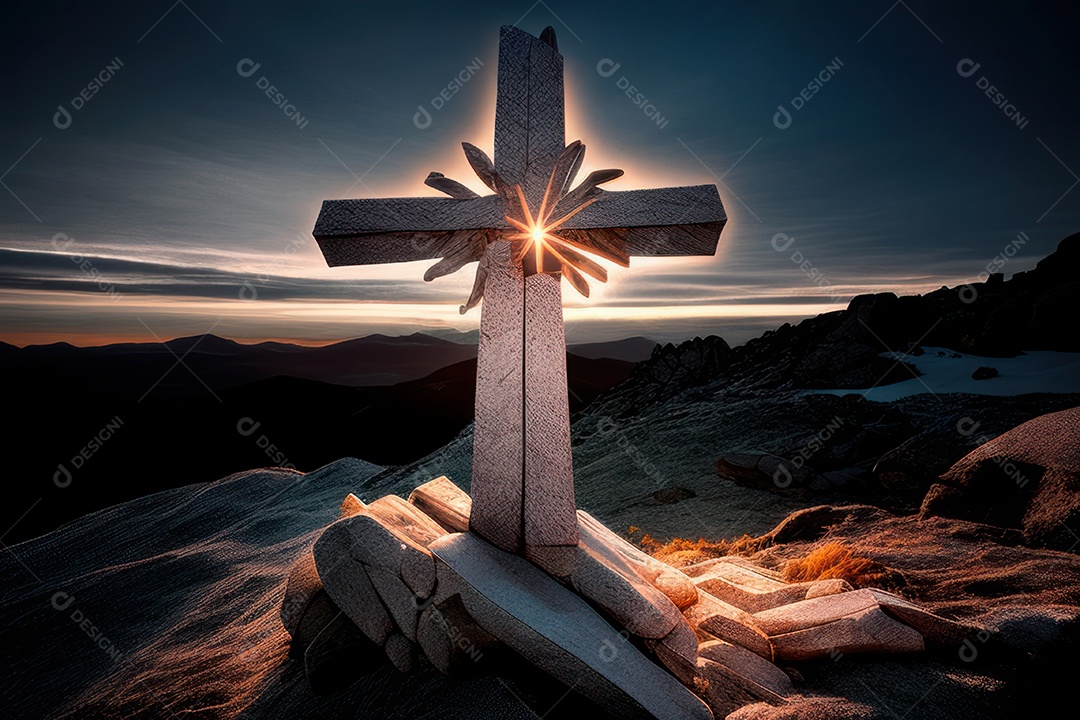 Cruz Realística de Jesus Cristo.