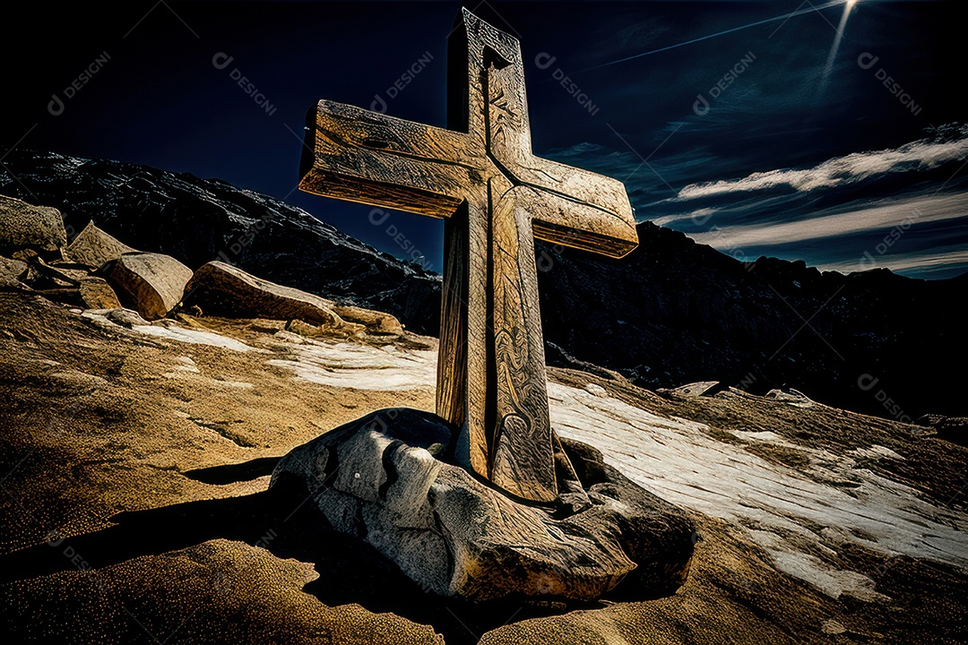 Cruz Realística de Jesus Cristo.