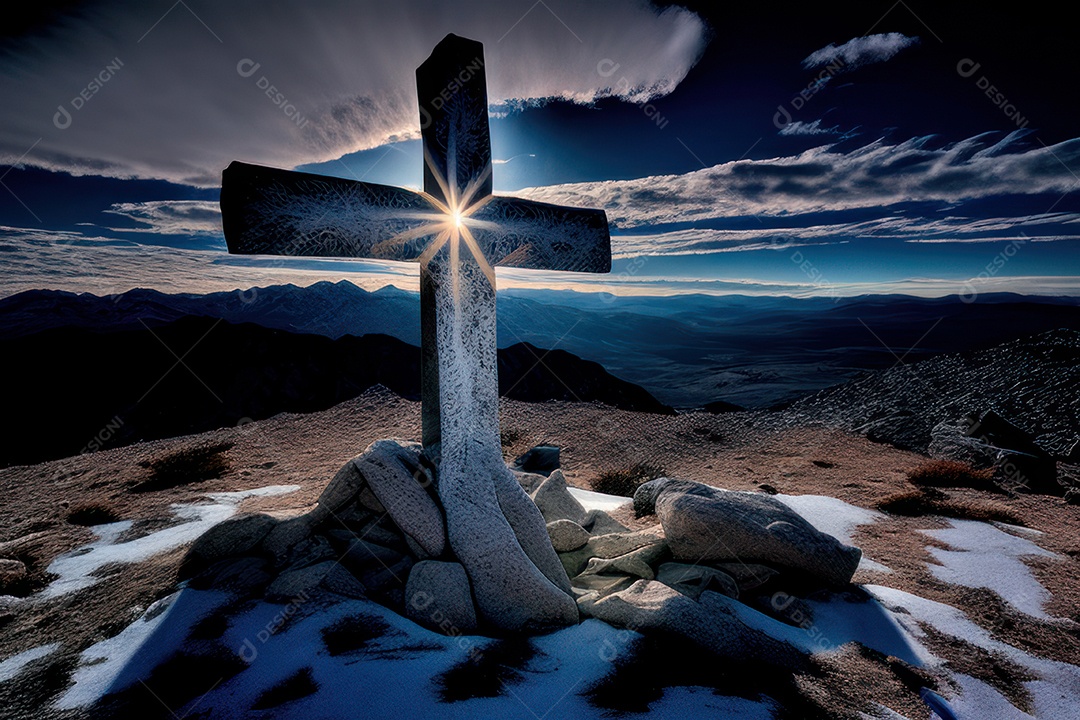 Cruz Realística de Jesus Cristo.