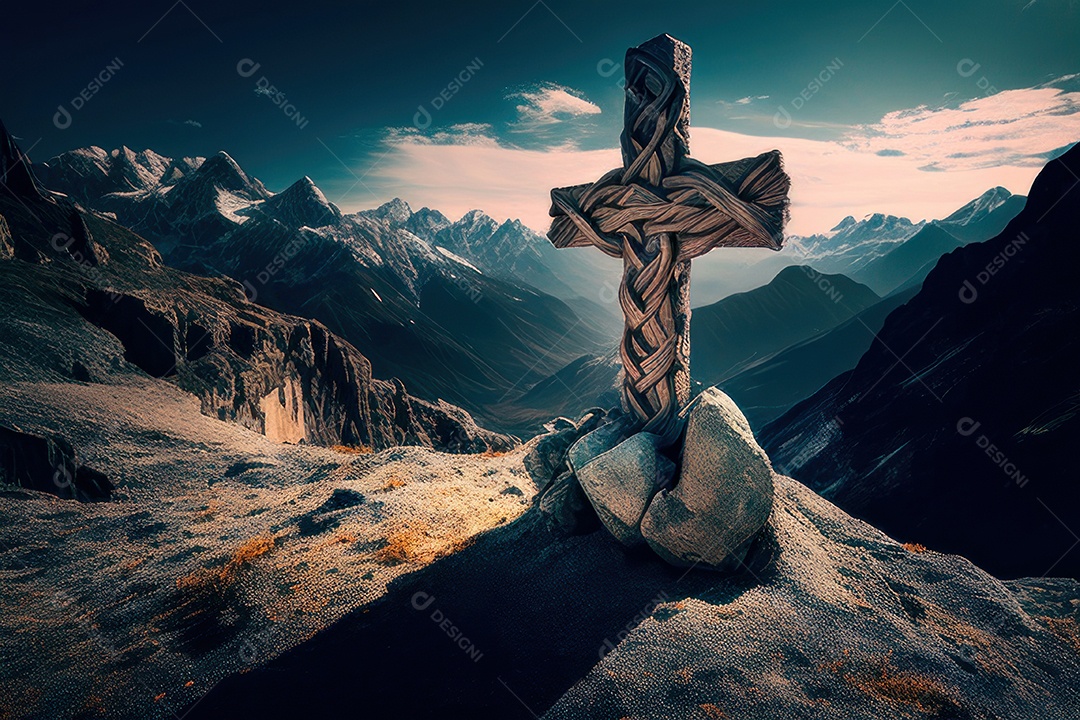 Cruz Realística de Jesus Cristo.