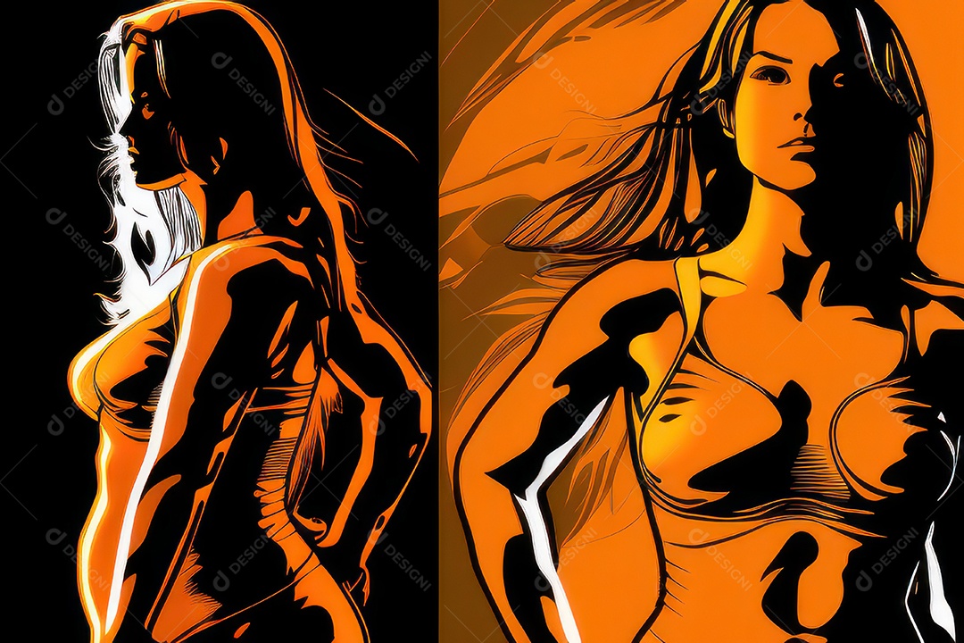 ilustração 3D de mulher Dia Das Mulheres.