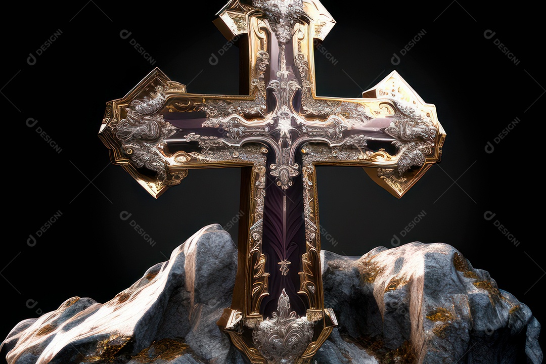 Cruz Realística de Jesus Cristo.