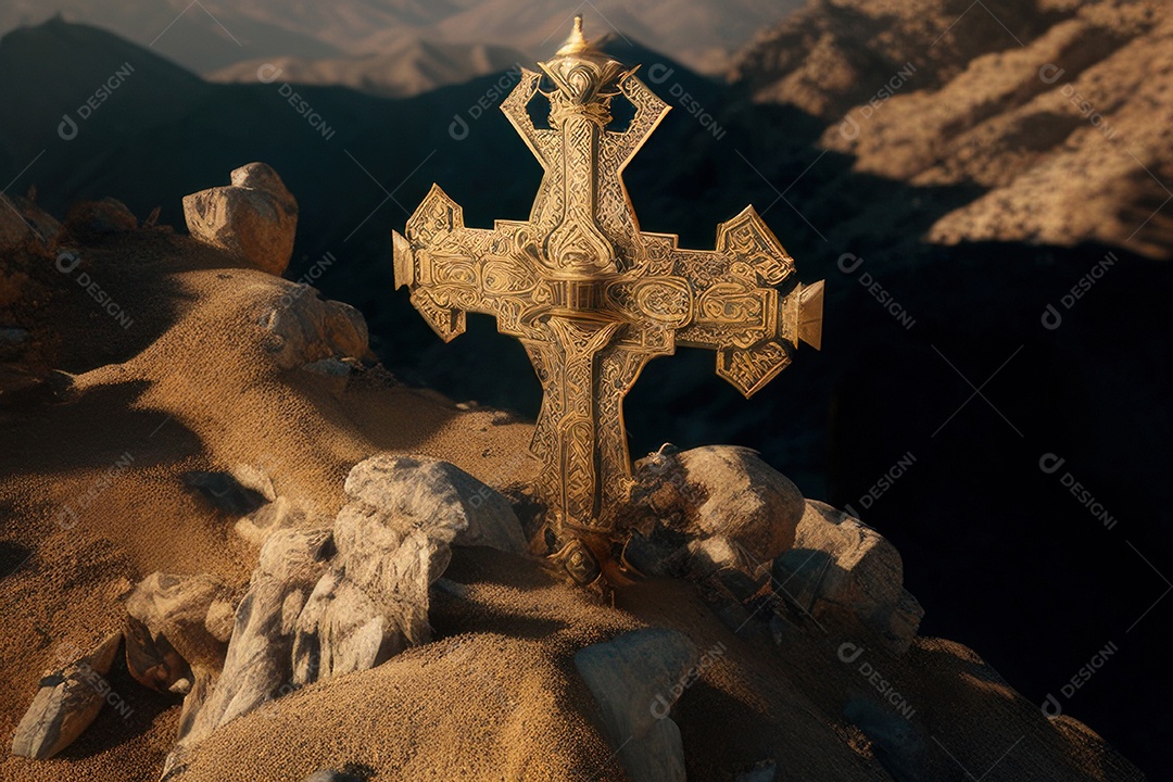 Cruz Realística de Jesus Cristo.