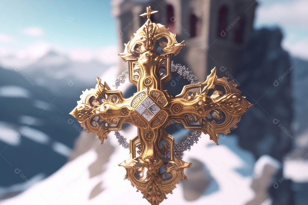 Cruz Realística de Jesus Cristo.