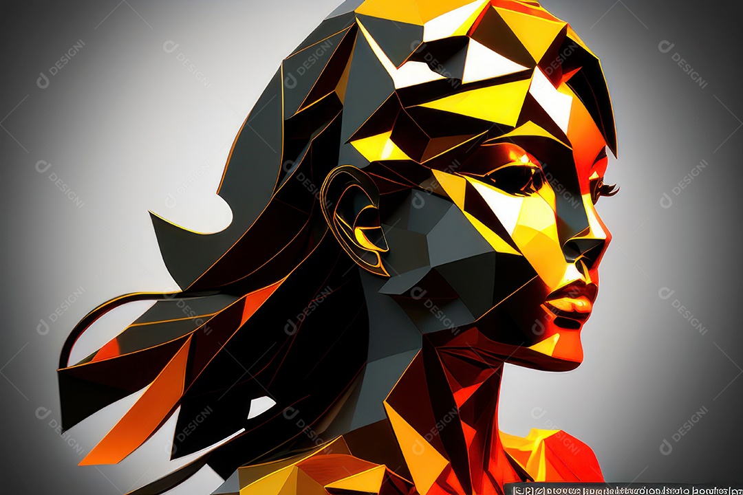 ilustração 3D de mulher Dia Das Mulheres.