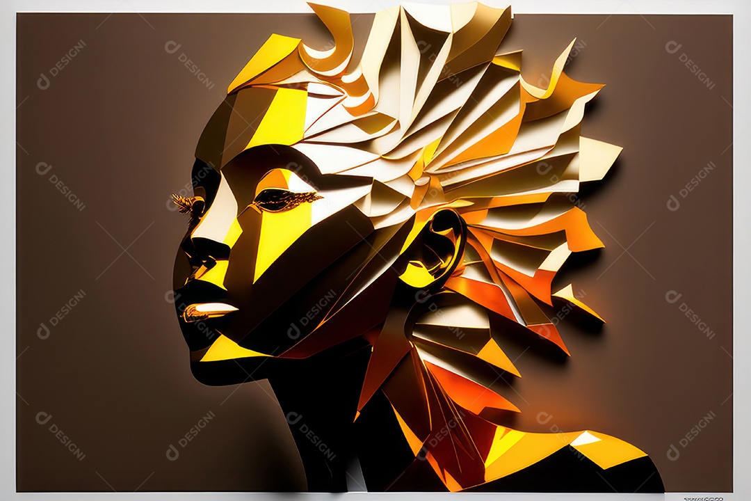 ilustração 3D de mulher Dia Das Mulheres.