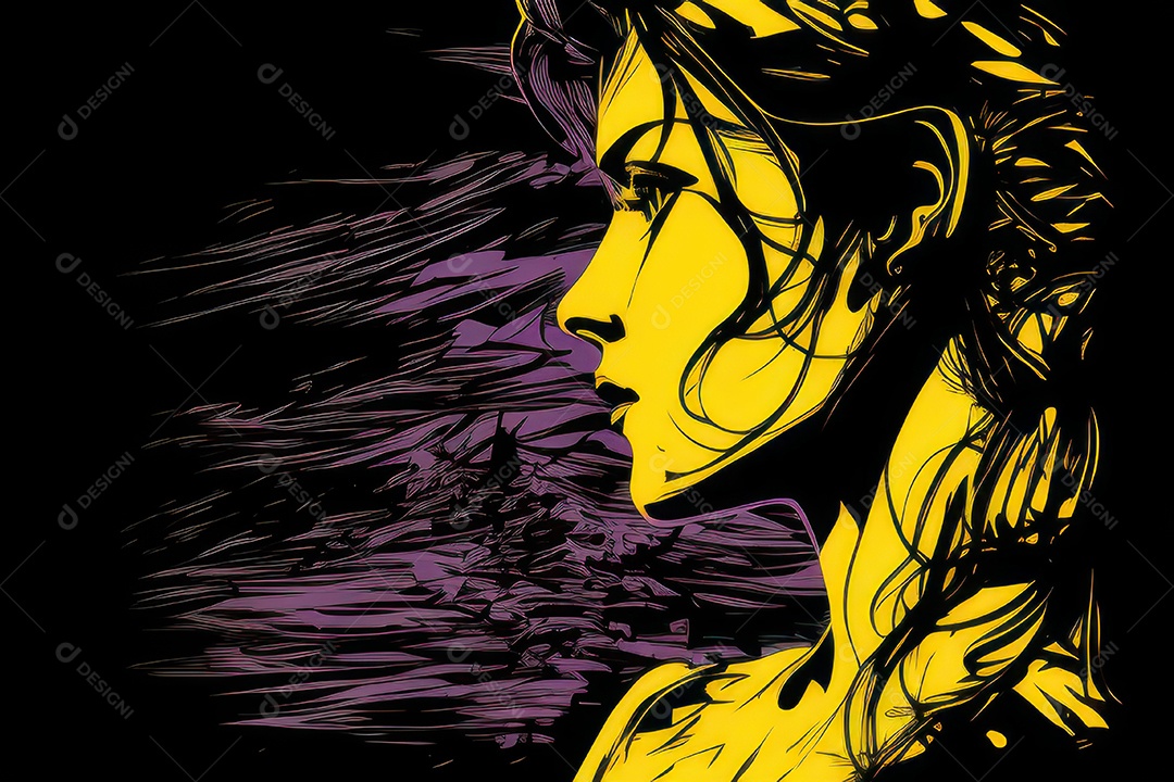 ilustração 3D de mulher Dia Das Mulheres.