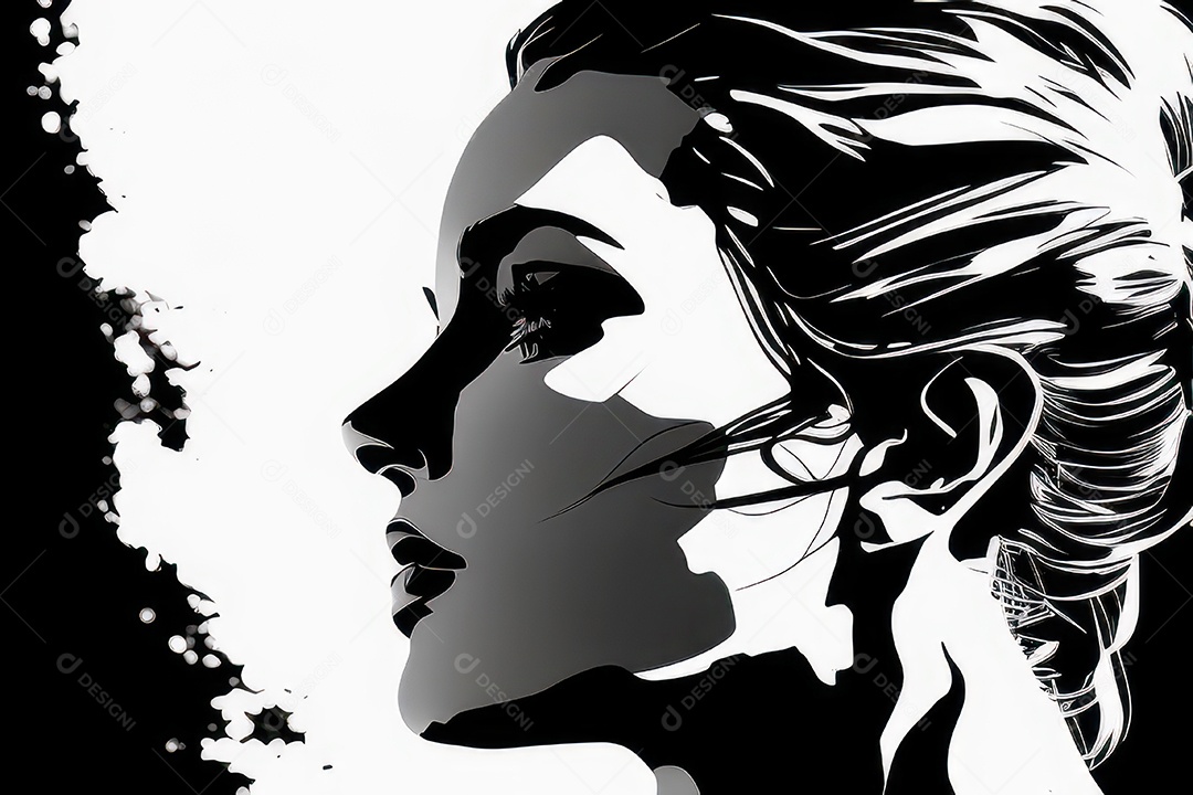 ilustração 3D de mulher Dia Das Mulheres.