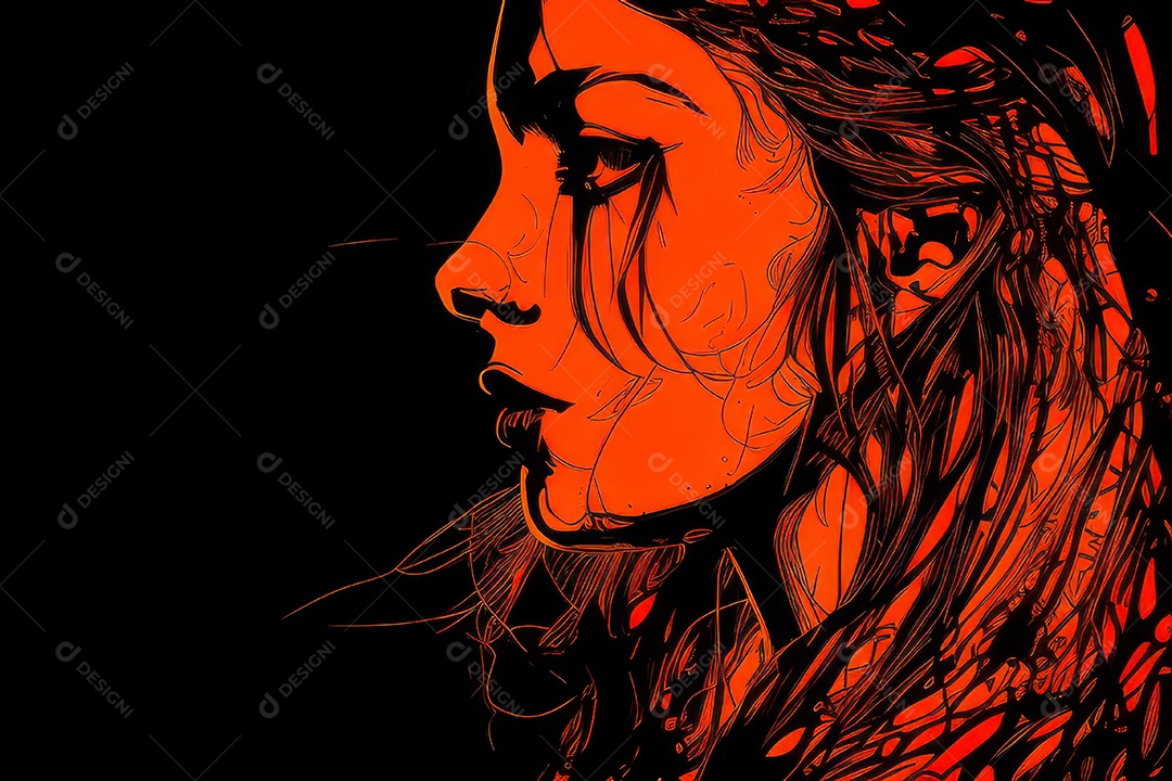 ilustração 3D de mulher Dia Das Mulheres.