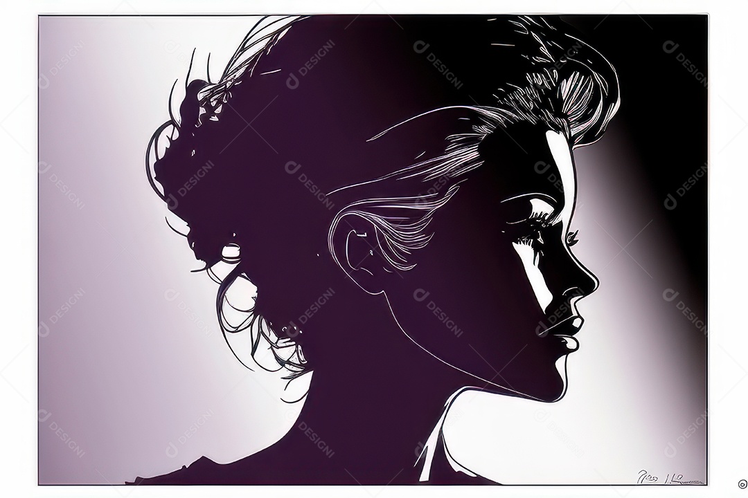 ilustração 3D de mulher Dia Das Mulheres.