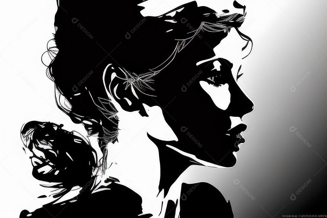 ilustração 3D de mulher Dia Das Mulheres.