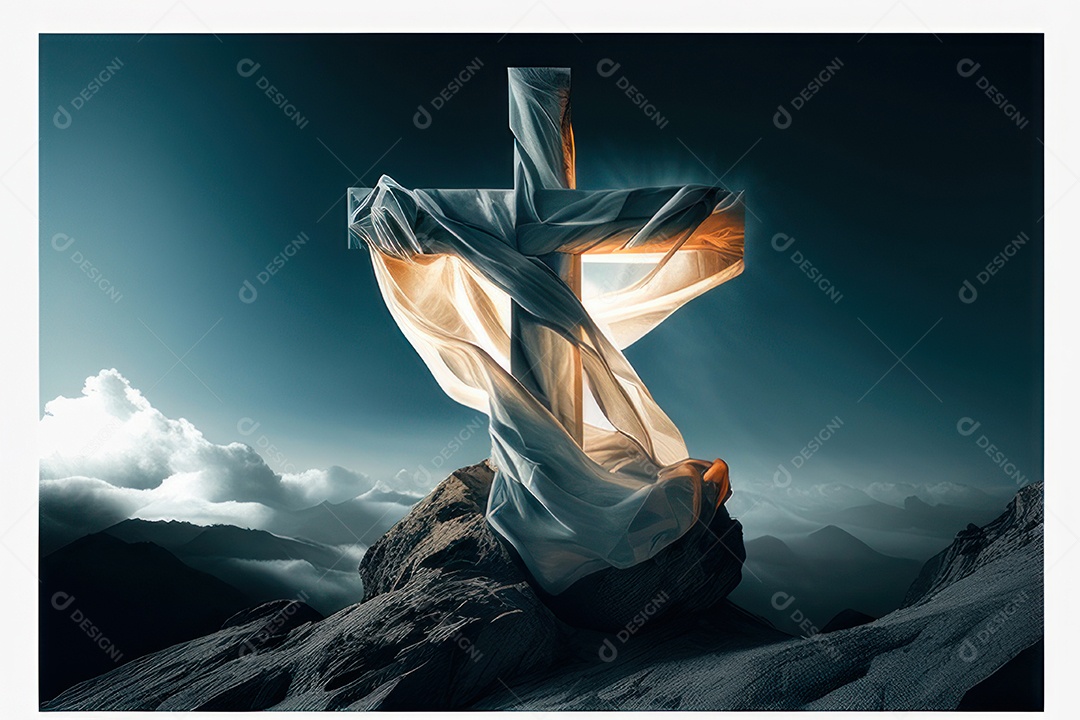 Cruz Realística de Jesus Cristo.