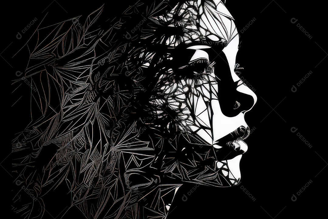 ilustração 3D de mulher Dia Das Mulheres.