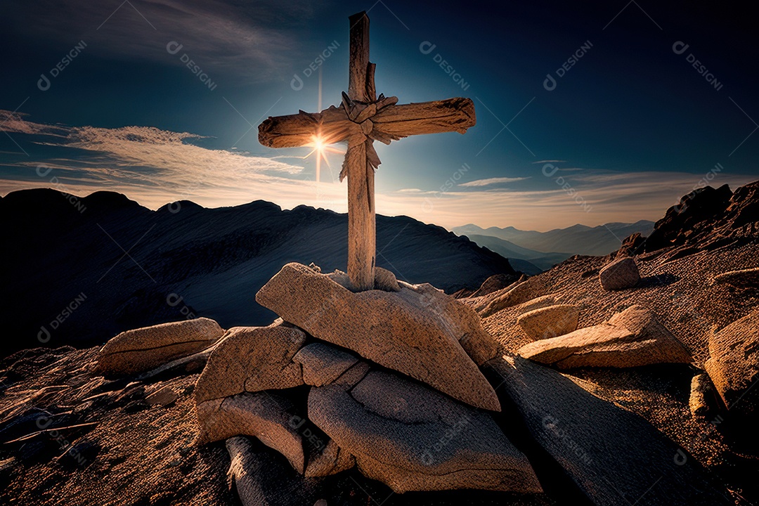 Cruz Realística de Jesus Cristo.