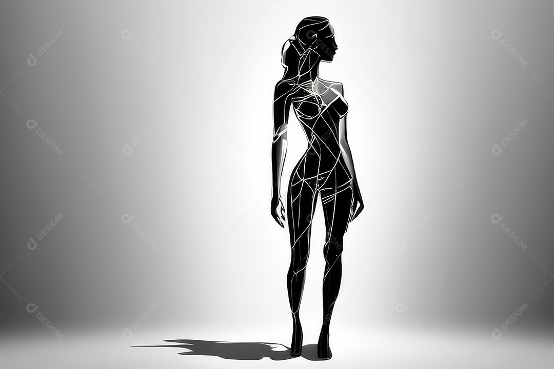 ilustração 3D de mulher Dia Das Mulheres.