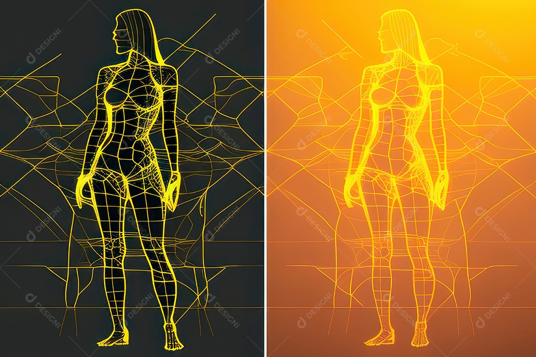 ilustração 3D de mulher Dia Das Mulheres.