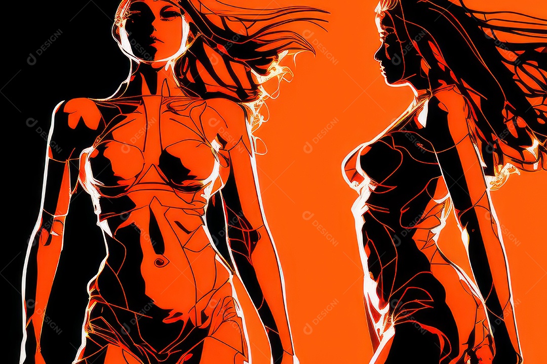 ilustração 3D de mulher Dia Das Mulheres.