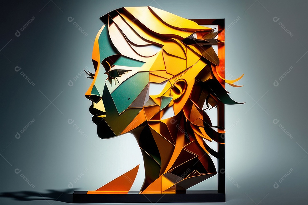 ilustração 3D de mulher Dia Das Mulheres.