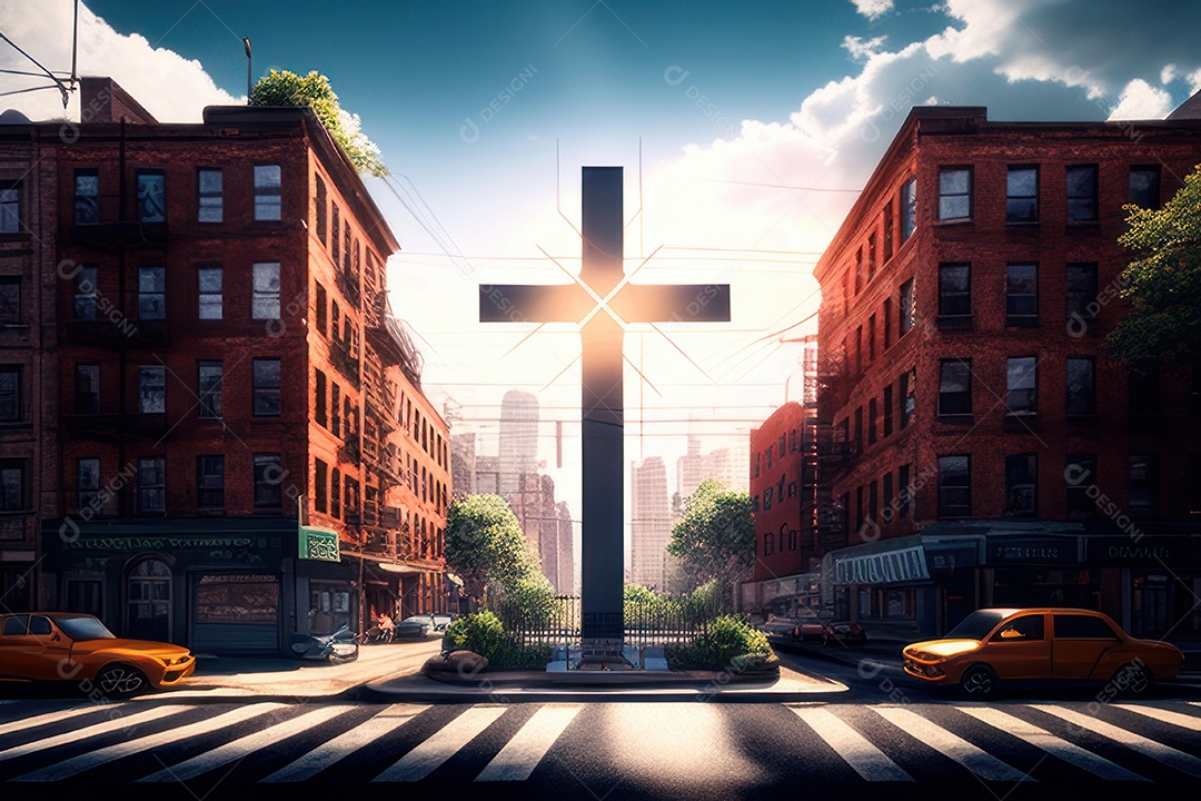 Cruz Realística de Jesus Cristo.