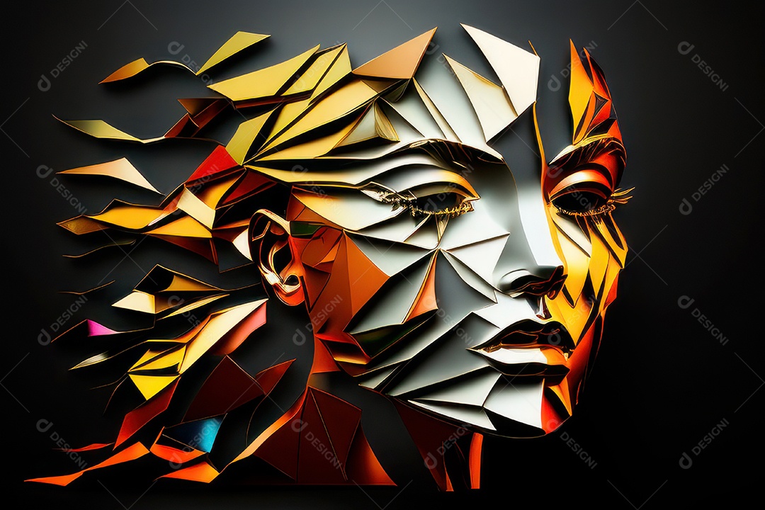 ilustração 3D de mulher Dia Das Mulheres.