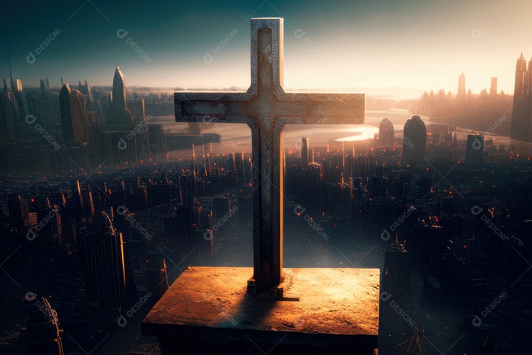 Cruz Realística de Jesus Cristo.