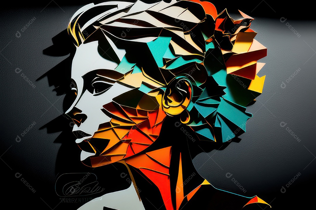 ilustração 3D de mulher Dia Das Mulheres.