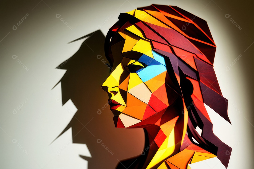 ilustração 3D de mulher Dia Das Mulheres.