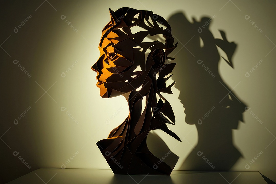 ilustração 3D de mulher Dia Das Mulheres.