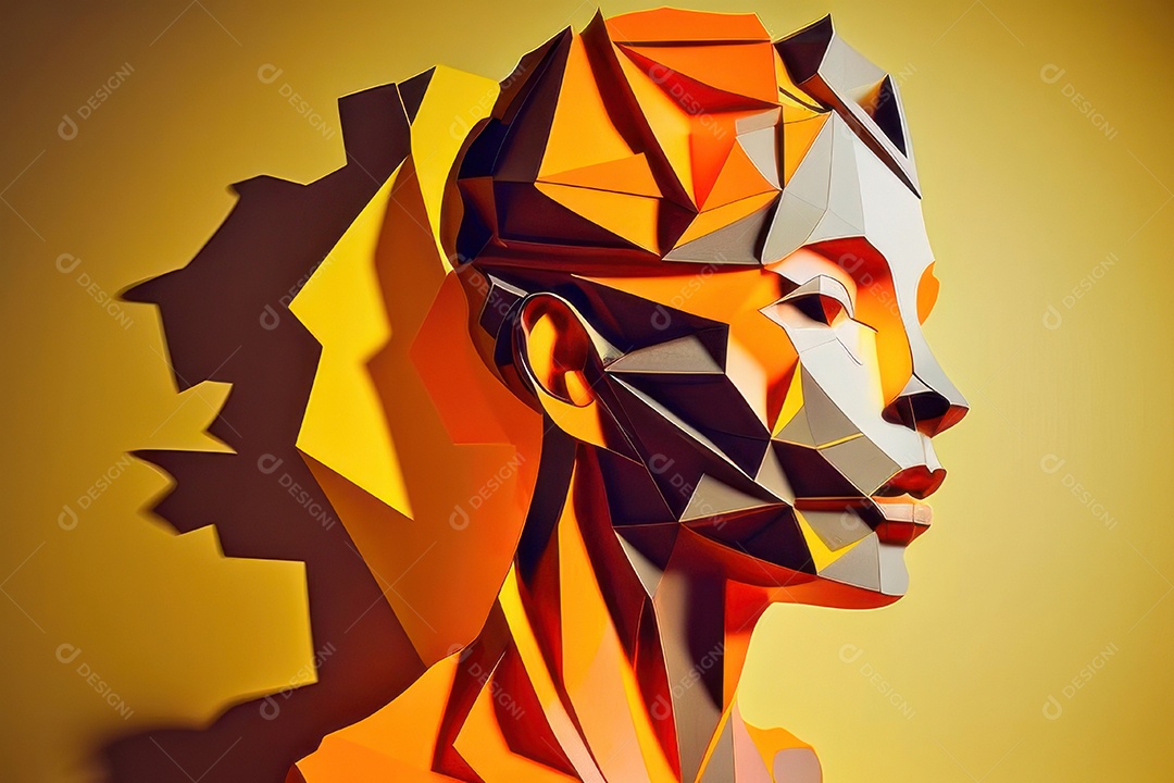 ilustração 3D de mulher Dia Das Mulheres.