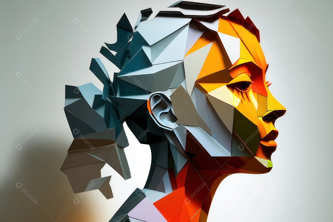 ilustração 3D de mulher Dia Das Mulheres.