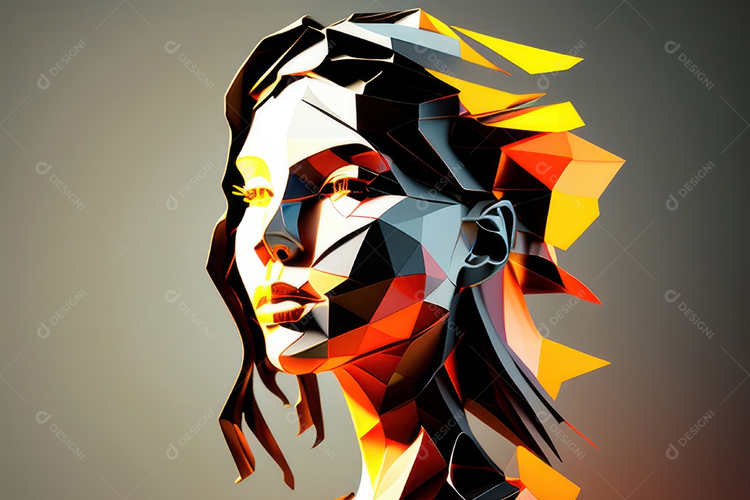 ilustração 3D de mulher Dia Das Mulheres.