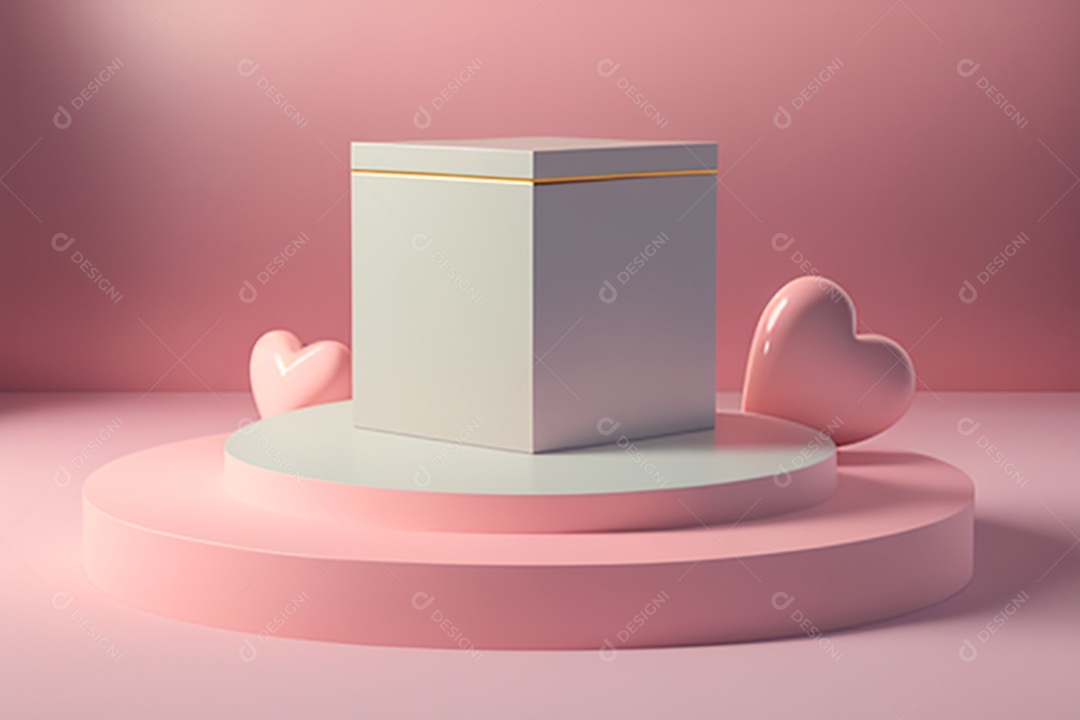 Plano de fundo corações metálico