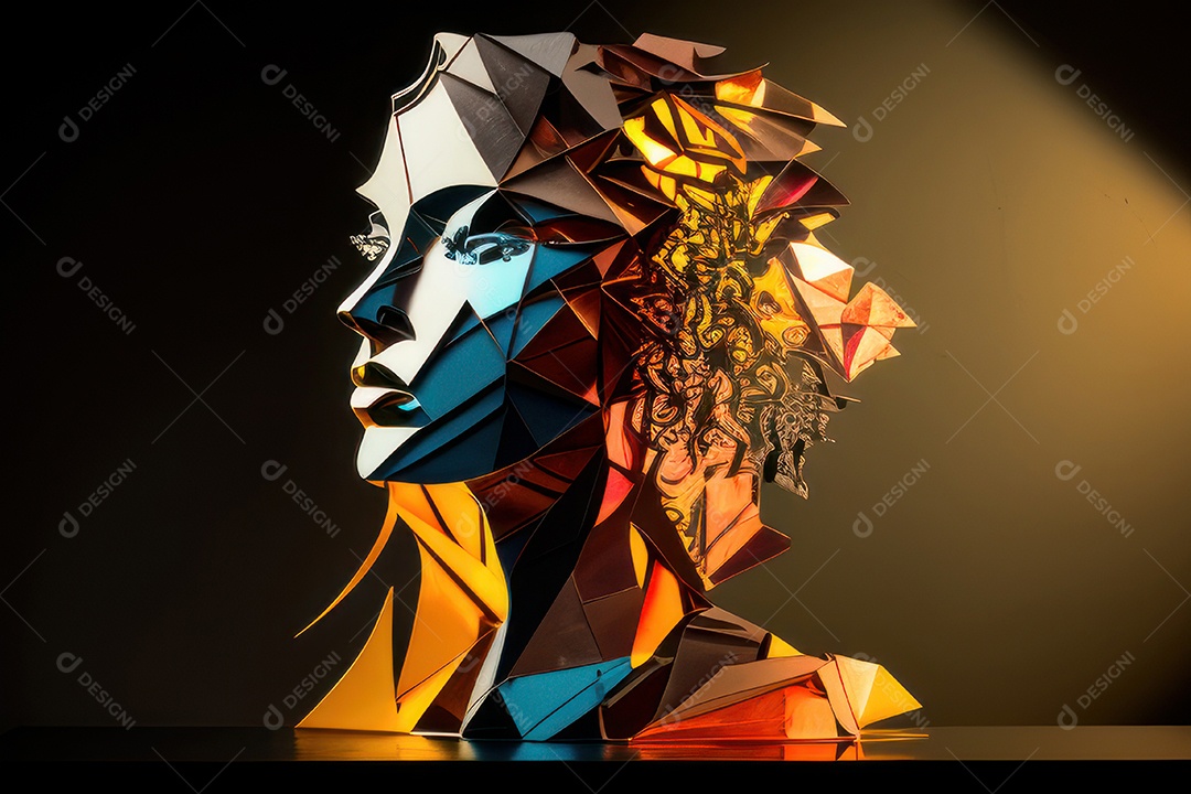 ilustração 3D de mulher Dia Das Mulheres.