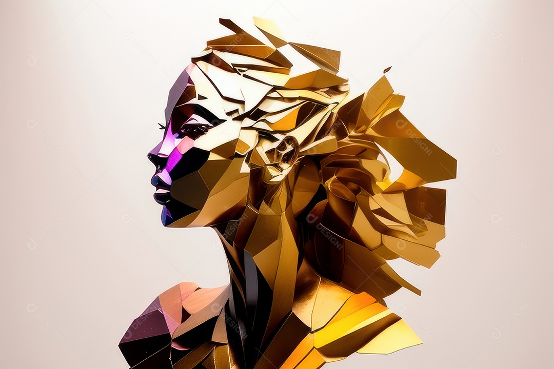 ilustração 3D de mulher Dia Das Mulheres.