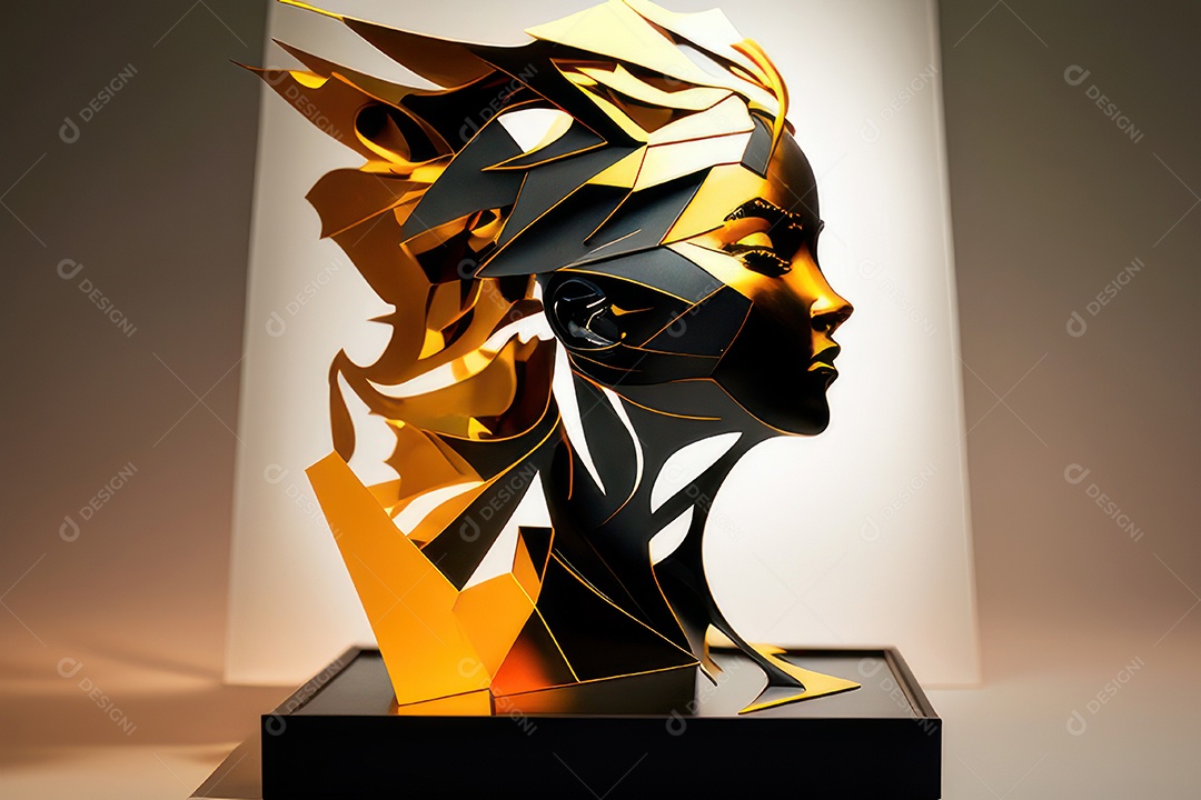 ilustração 3D de mulher Dia Das Mulheres.