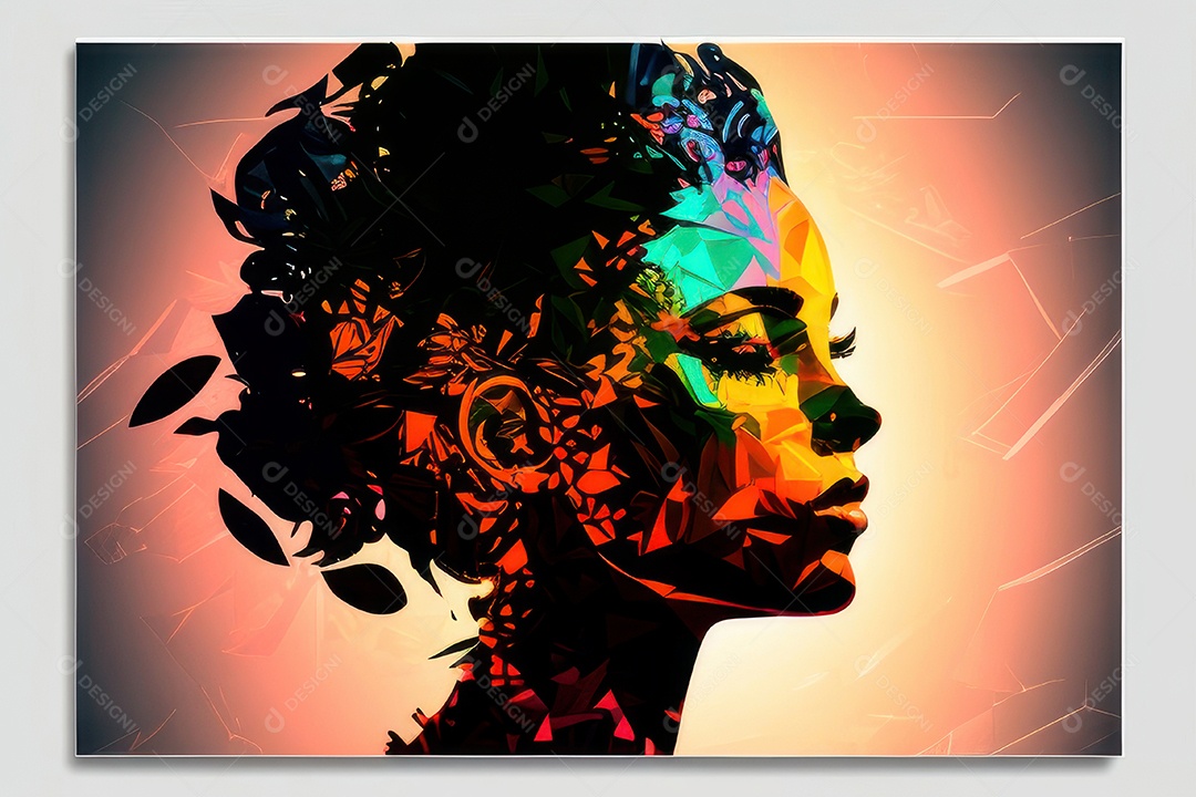 ilustração 3D de mulher Dia Das Mulheres.