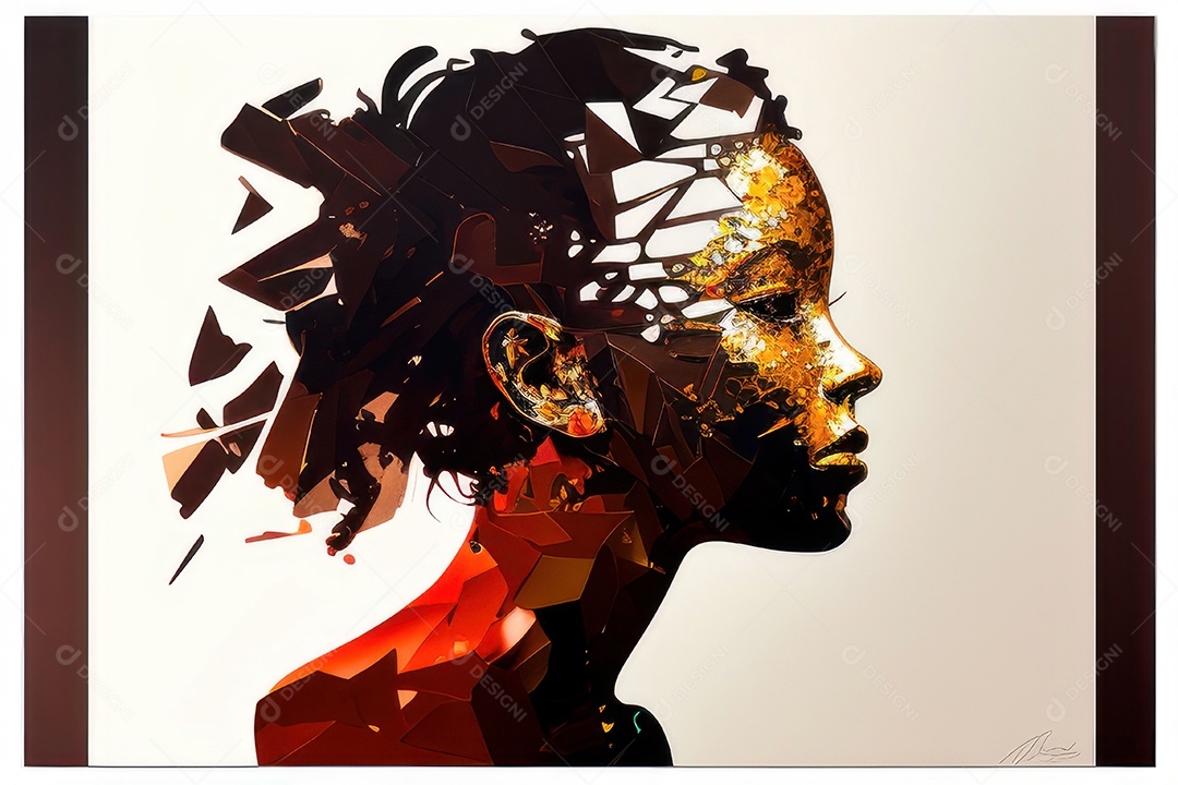 ilustração 3D de mulher Dia Das Mulheres.