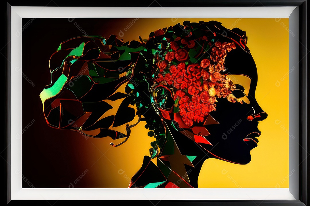 ilustração 3D de mulher Dia Das Mulheres.