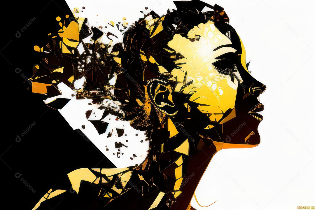 ilustração 3D de mulher Dia Das Mulheres.