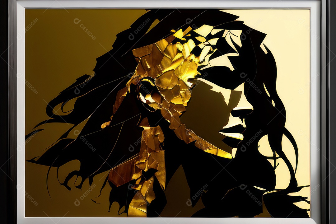 ilustração 3D de mulher Dia Das Mulheres.