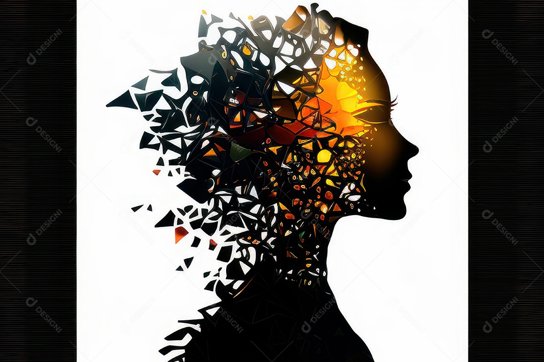 ilustração 3D de mulher Dia Das Mulheres.