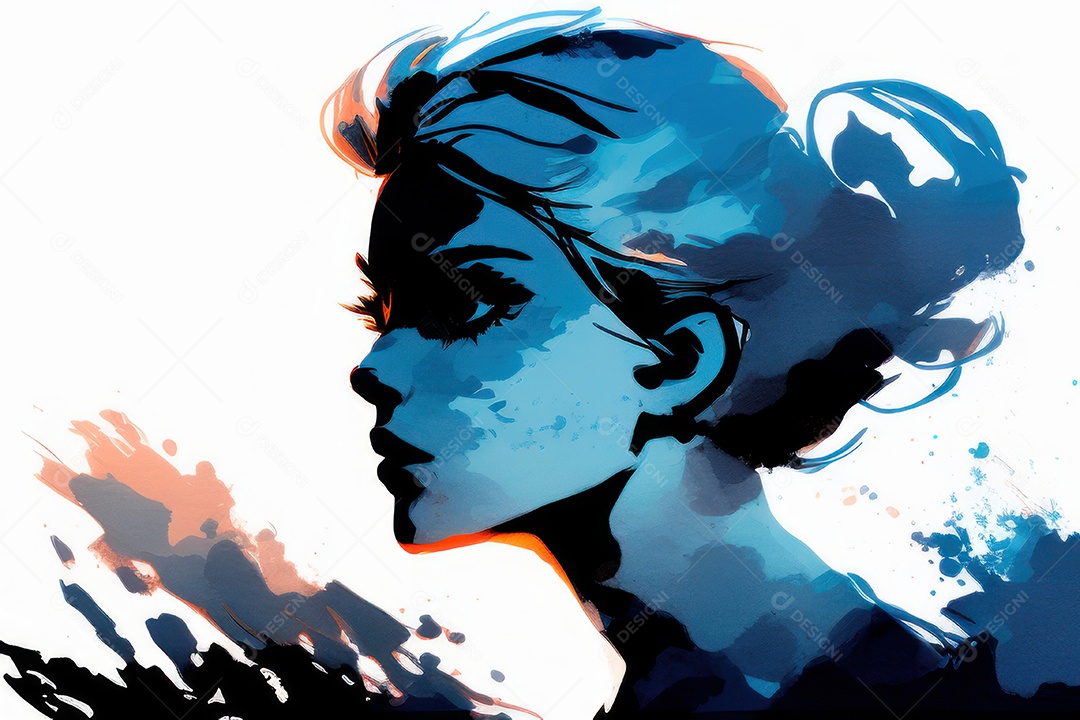 ilustração 3D de mulher Dia Das Mulheres.