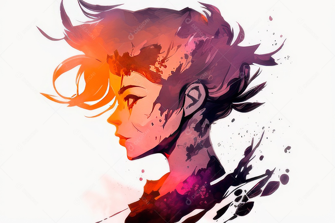 ilustração 3D de mulher Dia Das Mulheres.