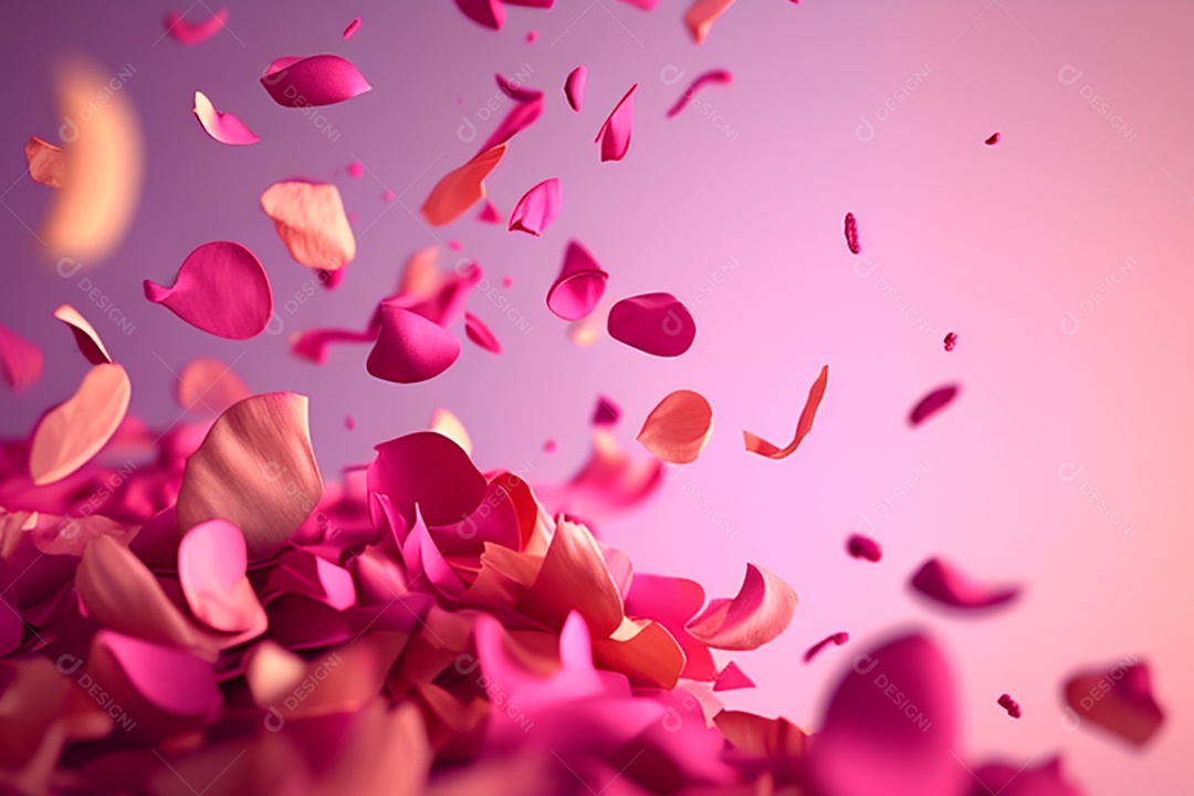 Cenário de dia dos namorados corações cortados sobre fundo isolado