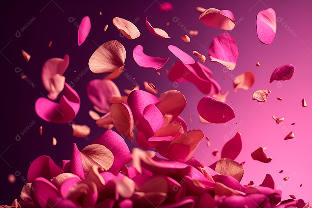 Cenário de dia dos namorados corações cortados sobre fundo isolado