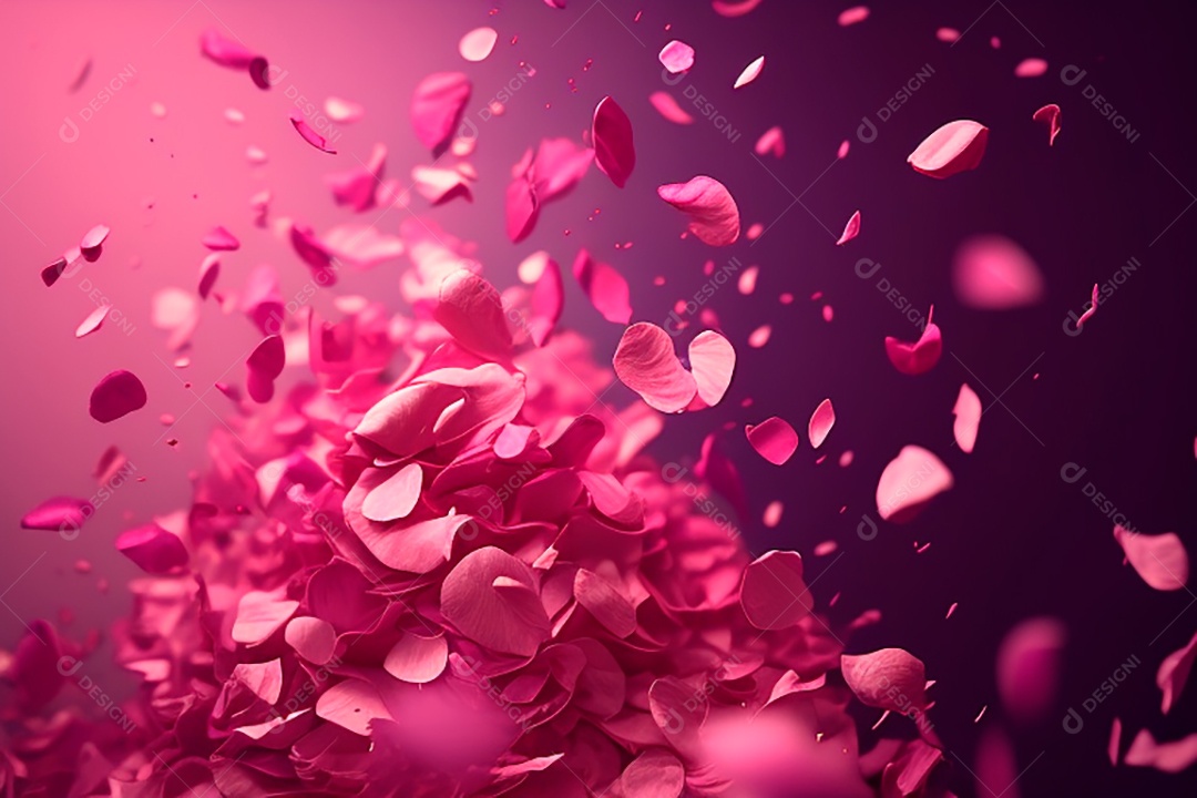 Cenário de dia dos namorados corações cortados sobre fundo isolado