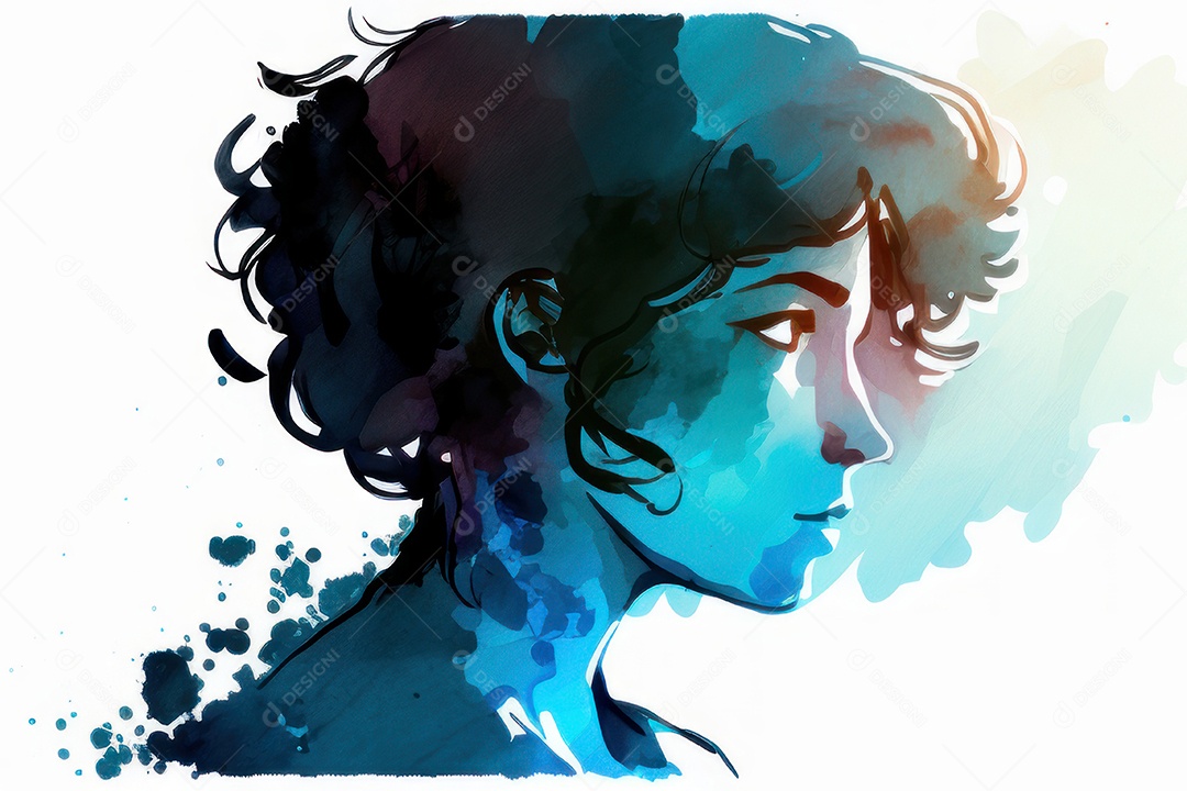 ilustração 3D de mulher Dia Das Mulheres.