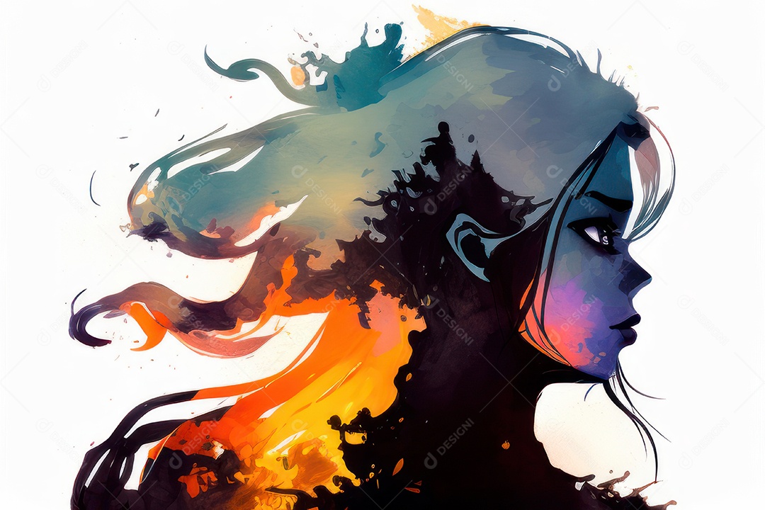 ilustração 3D de mulher Dia Das Mulheres.