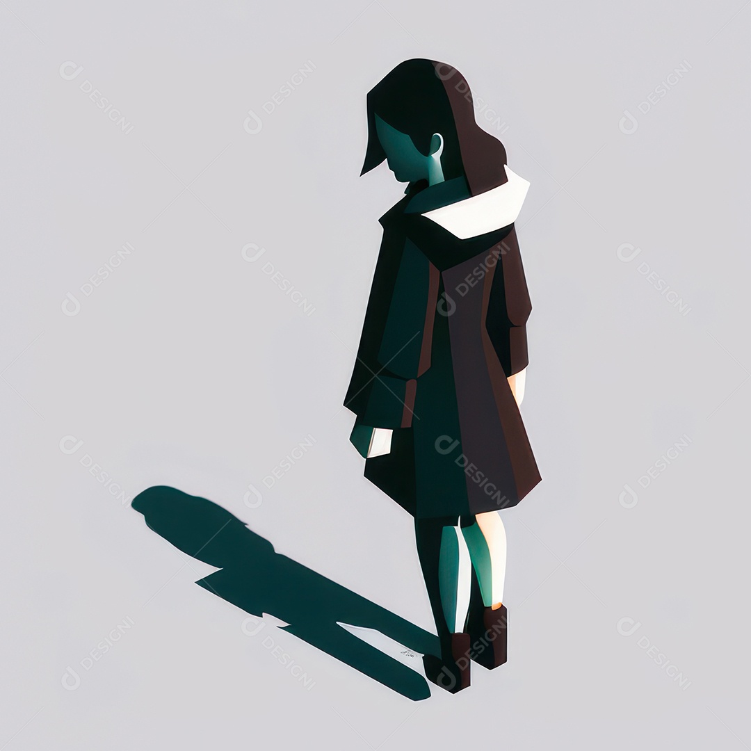 ilustração 3D de mulher Dia Das Mulheres.